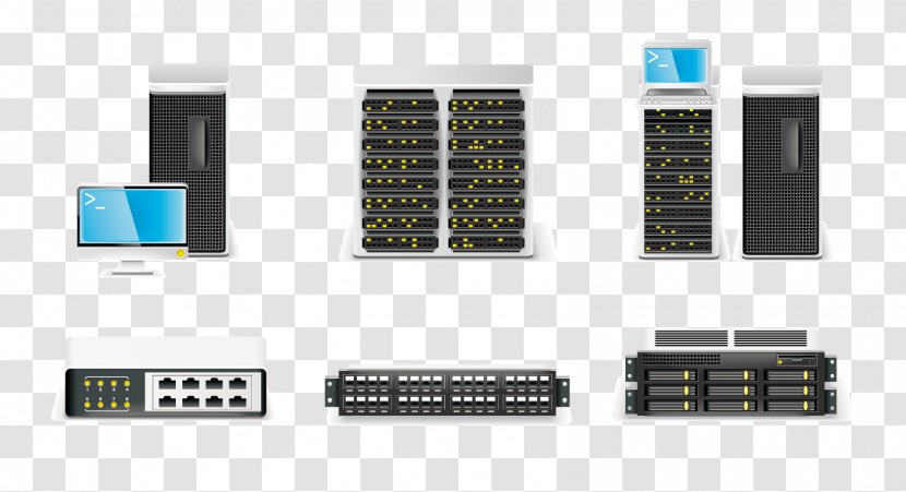 Computer Hardware Server Icon - Monitor - Vector Transparent PNG