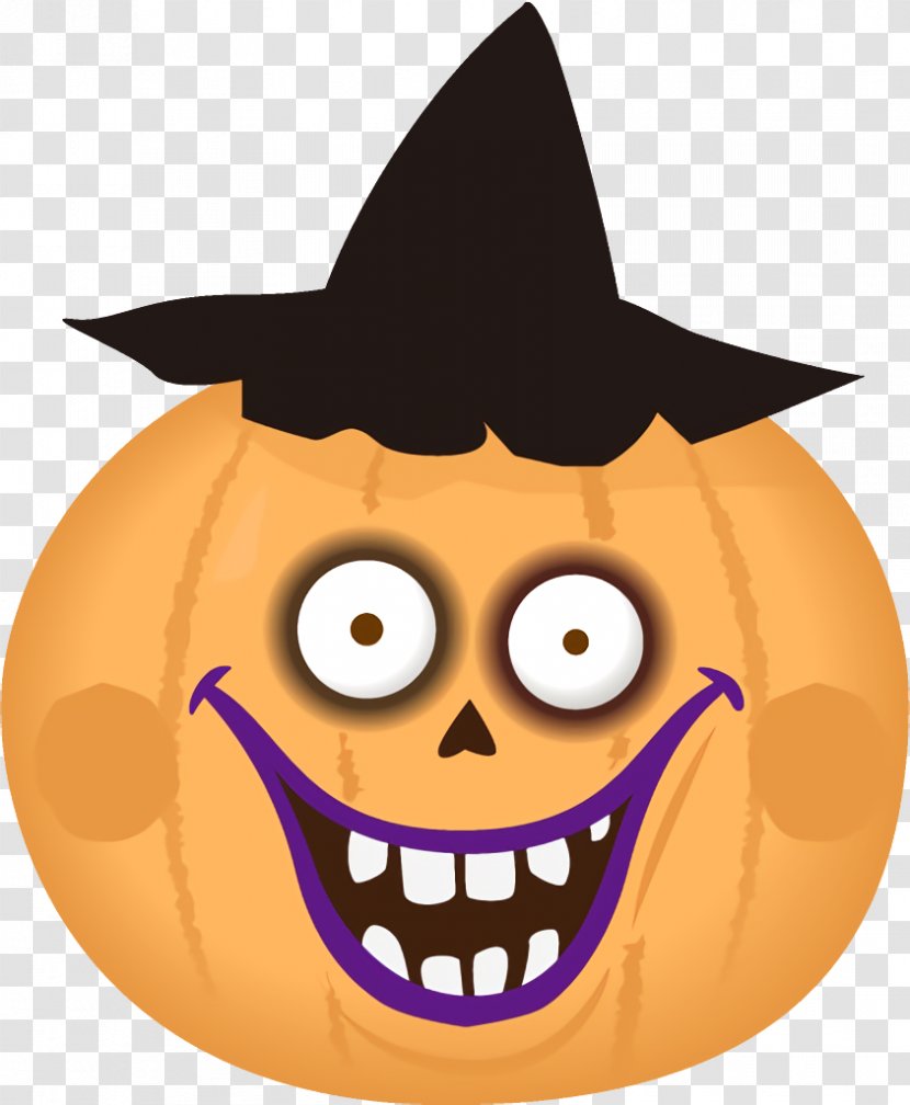 Jack-o-Lantern Halloween Carved Pumpkin - Tooth Headgear Transparent PNG