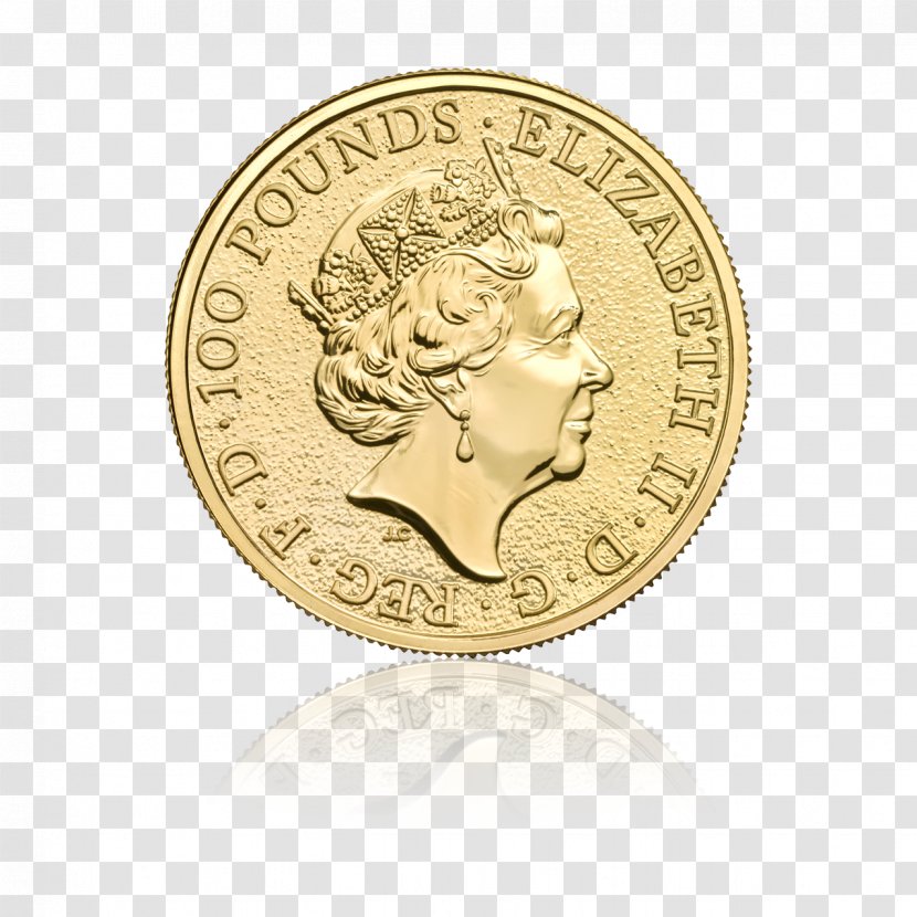 The Queen's Beasts Royal Mint Bullion Coin Gold - United Kingdom Transparent PNG