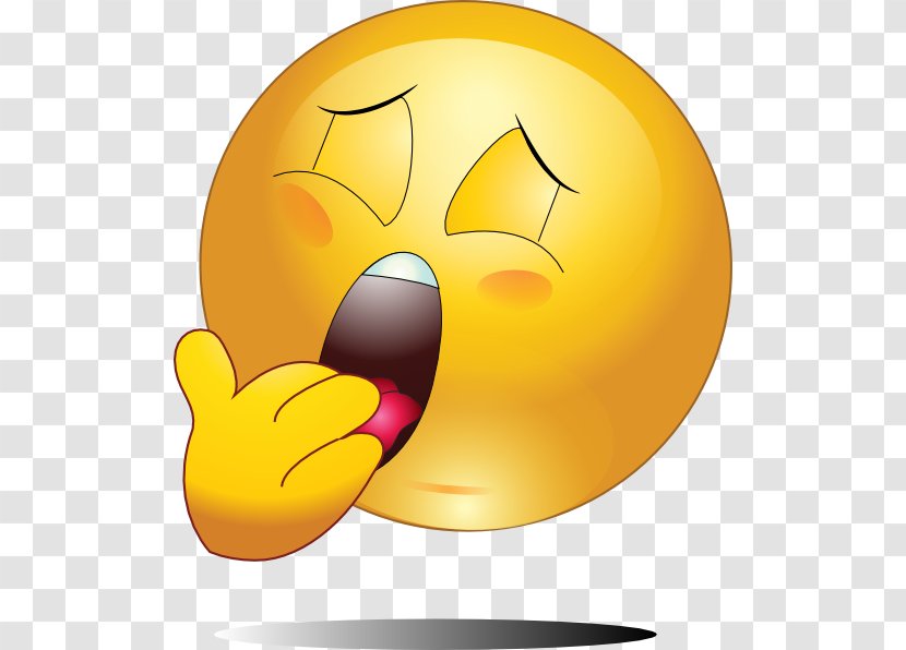 Smiley Emoticon Yawn Clip Art - Boredom - Tired World Cliparts Transparent PNG
