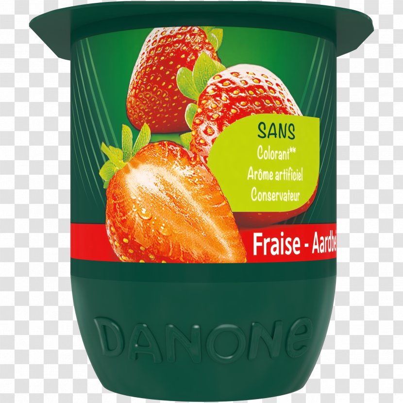 Strawberry Activia Yoghurt Flavor Fruit - Superfood Transparent PNG