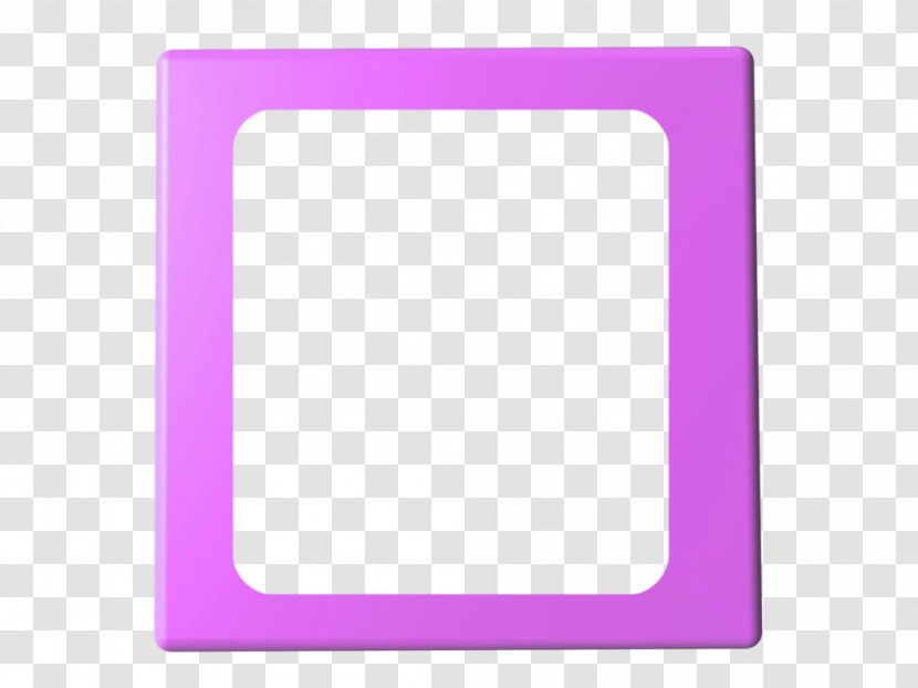 Picture Frames Pink M Font - Magenta - Design Transparent PNG
