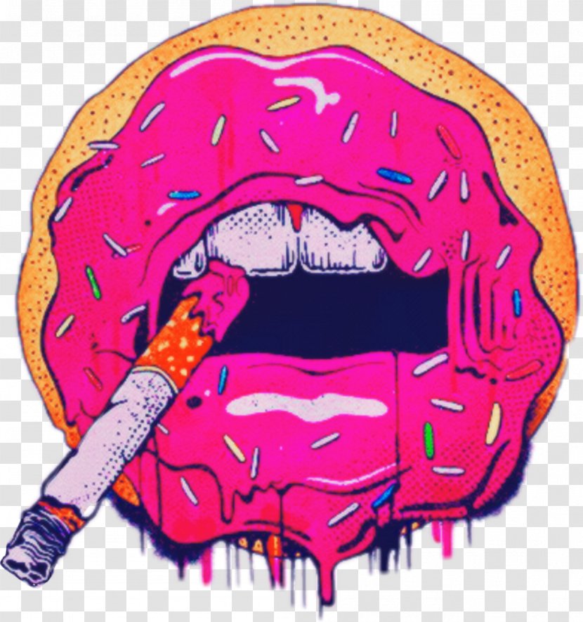 Graffiti Art Drawing Cigarette Illustration - Smoking - Skull Smoke Transparent PNG