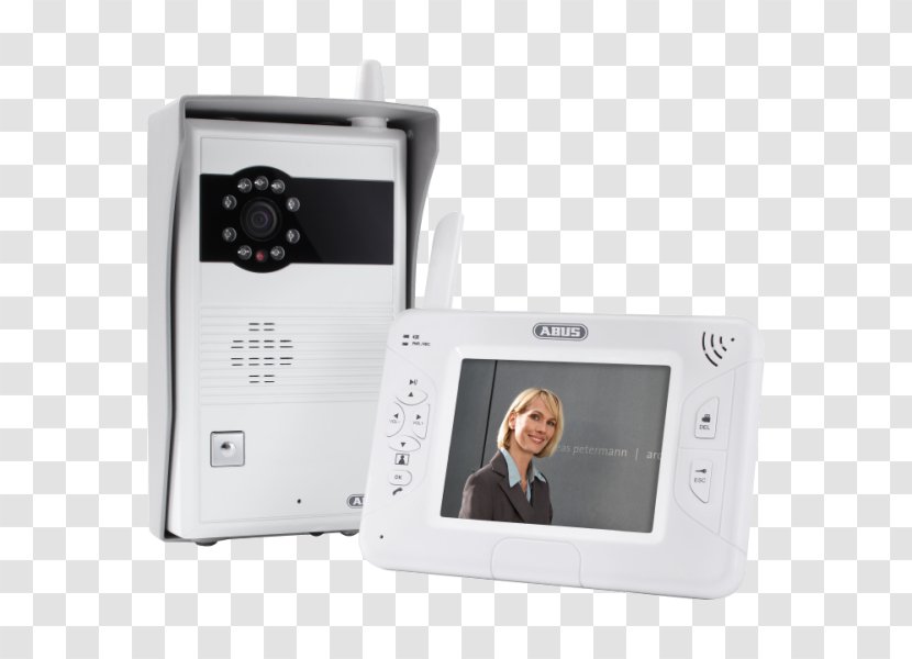 Intercom Wireless Door Phone Video Door-phone Closed-circuit Television - Microphone Transparent PNG