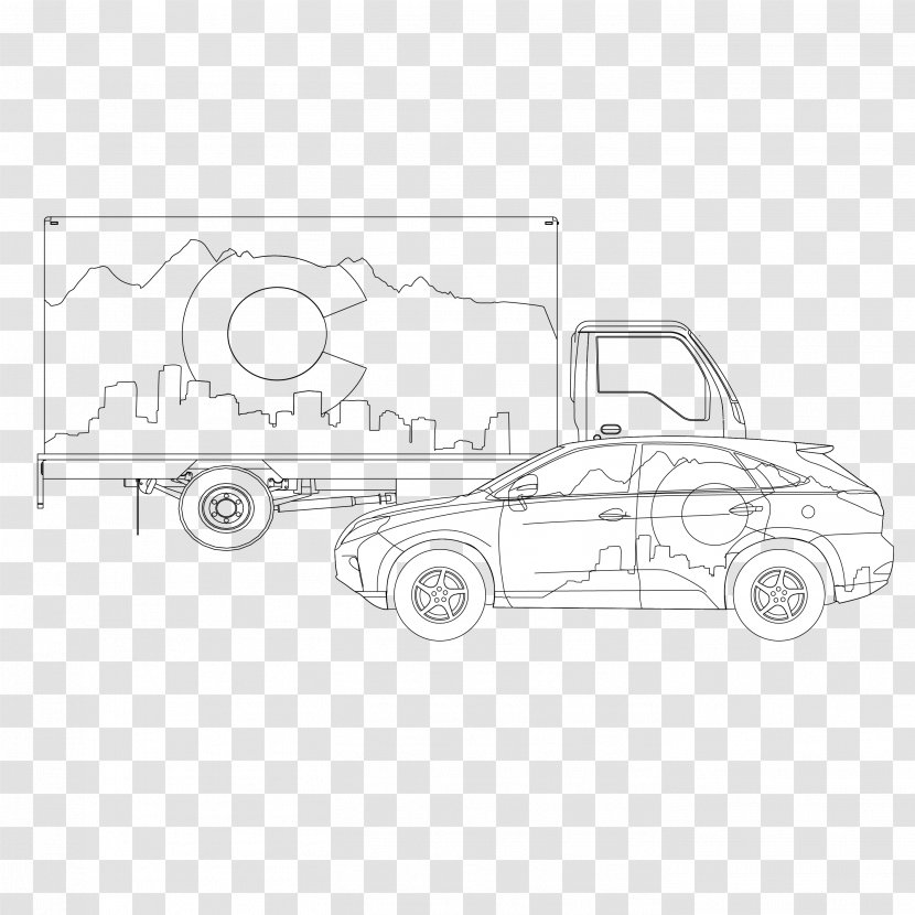 Car Automotive Design /m/02csf Line Art Transparent PNG