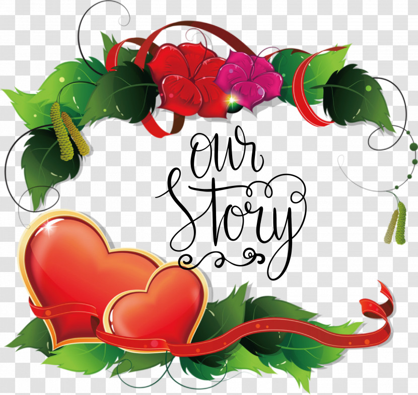 Our Story Valentines Day Quote Transparent PNG