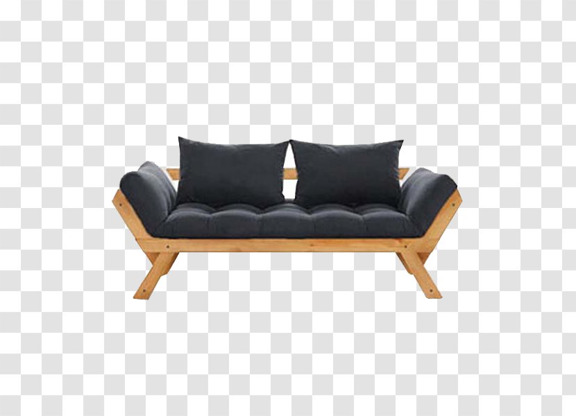 Karup Couch Furniture Cushion Futon - Living Room - Free Black Sofa Pull Material Transparent PNG