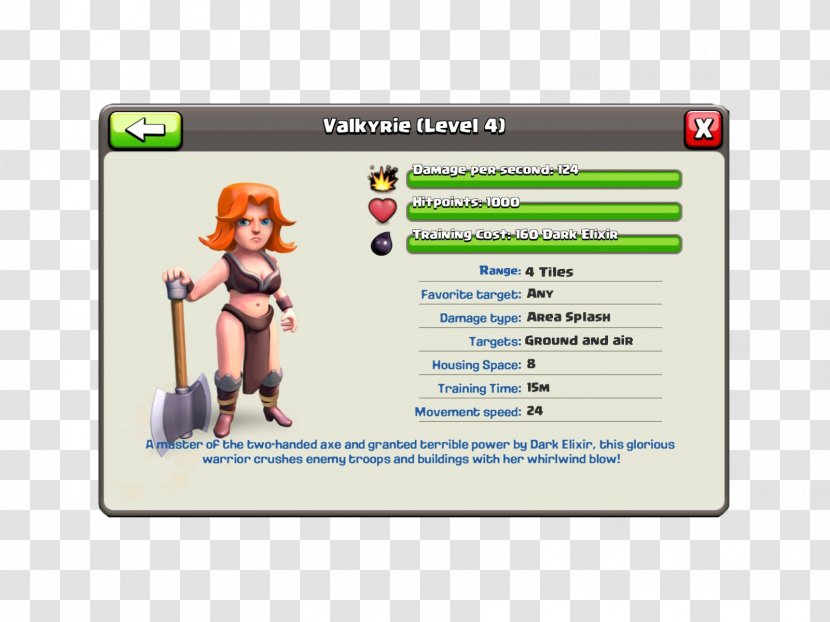 Clash Of Clans Valkyrie Royale Goblin Valkyria Chronicles 4 - Technology Transparent PNG