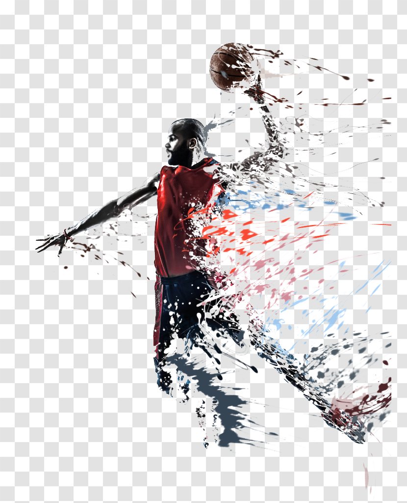 Basketball Player Slam Dunk Sport Stock Photography - Recreation - Elapsed Transparent PNG