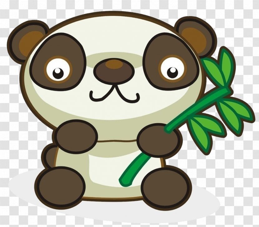 Giant Panda Bamboo Cuteness Cartoon - Heart Transparent PNG