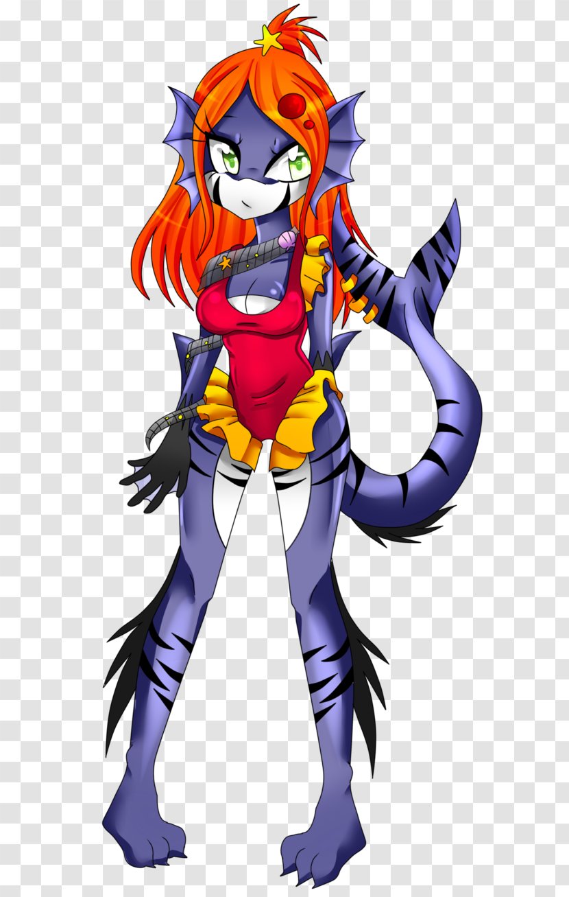 Tiger Shark Furry Fandom Shark-Girl - Heart Transparent PNG