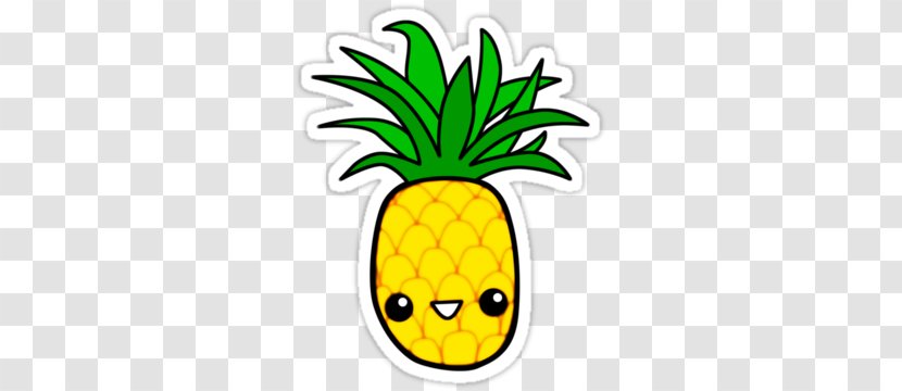 Pineapple Sticker Emoticon Smiley Transparent PNG