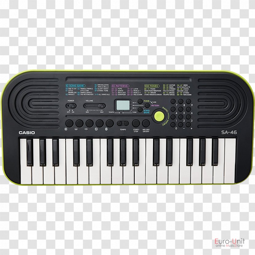 Casio SA-46 Electronic Keyboard Musical Instruments Amazon.com - Cartoon Transparent PNG