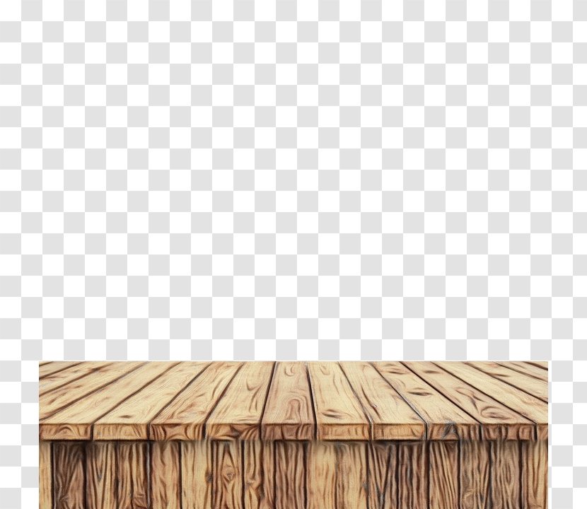 Watercolor Garden - Wood Stain - Flooring Plank Transparent PNG