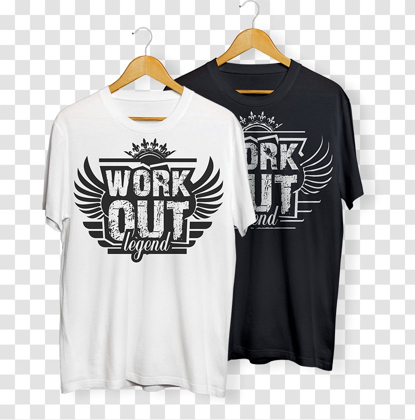 Long-sleeved T-shirt Street Workout Exercise - Brand - Mock Up Transparent PNG