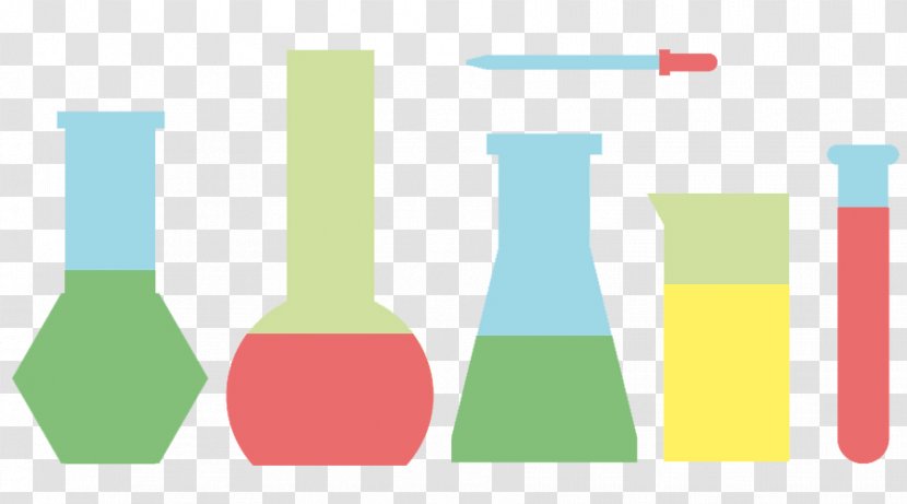 Chemistry Experiment Flat Design - And Bottles Transparent PNG