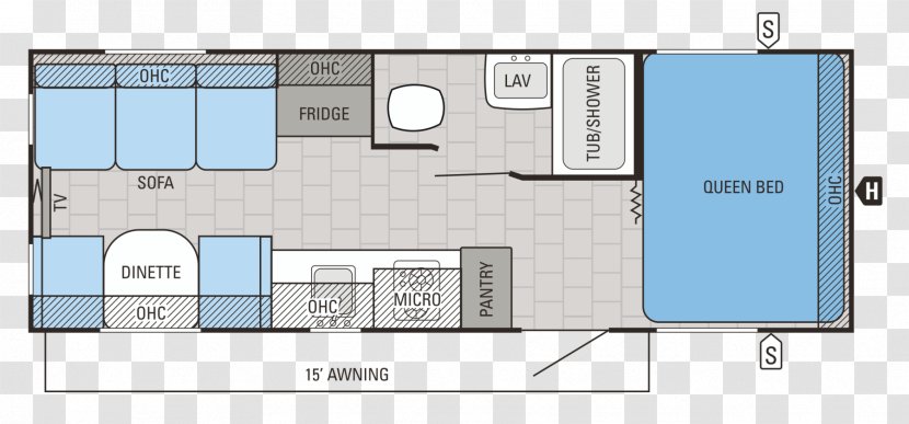 Jayco, Inc. Campervans Caravan Floor Plan Park Model - Area - Feather Shading Transparent PNG