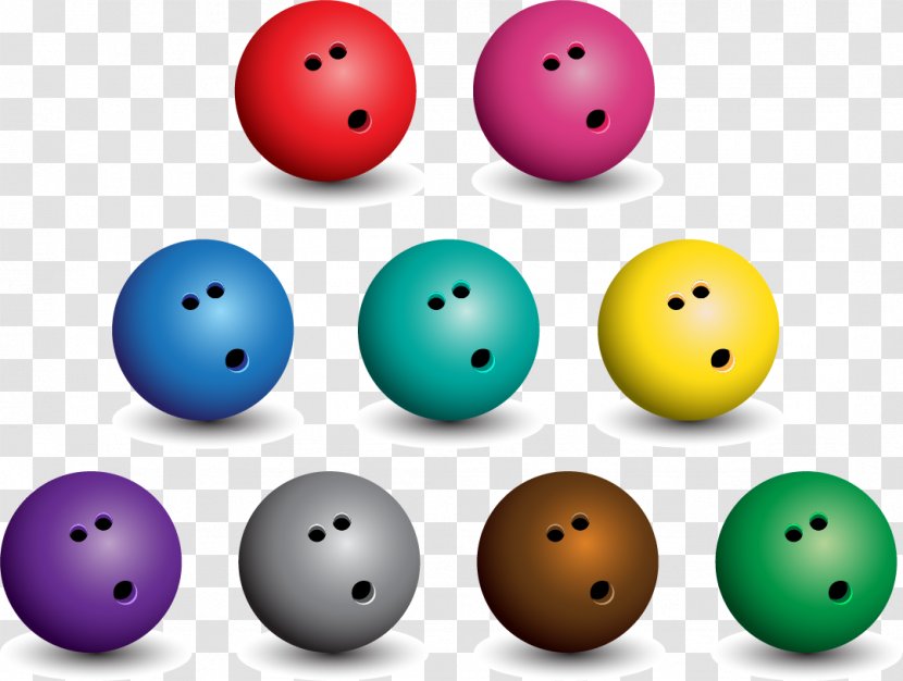 Bowling Ball Euclidean Vector - Tenpin Transparent PNG