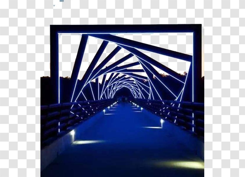High Trestle Trail Bridge Madrid Woodward Des Moines River - 2017+ Tunnel + Time Transparent PNG