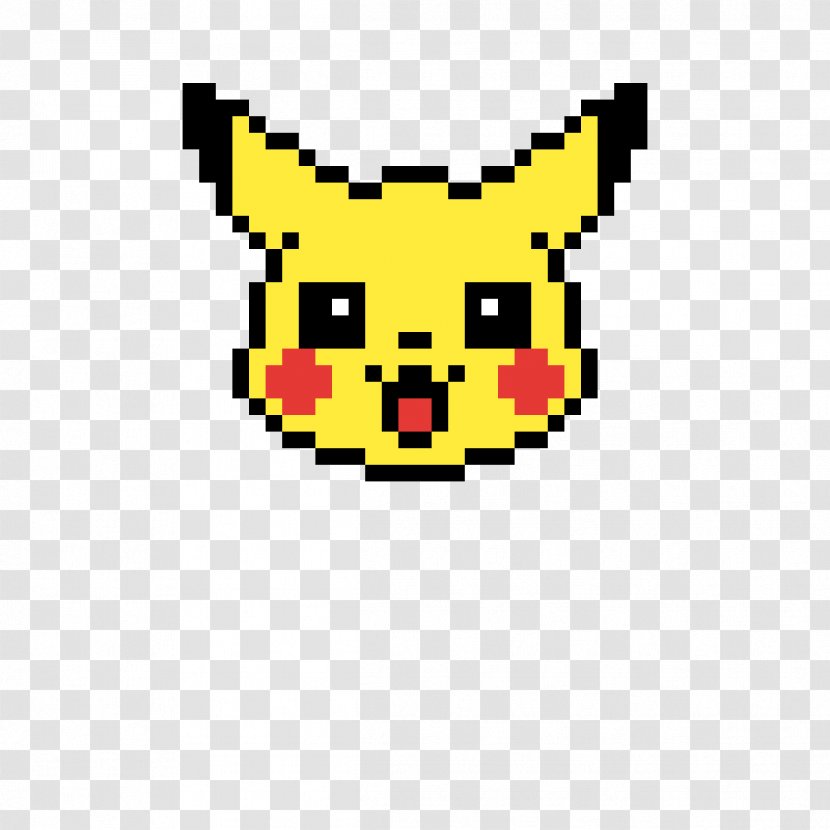 Pikachu Bead Pixel Art Drawing Image - Video Games Transparent PNG