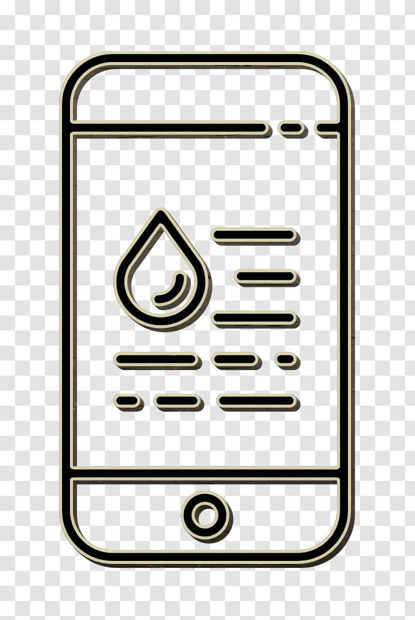 Touch Screen Icon Water Icon Smartphone Icon Transparent PNG