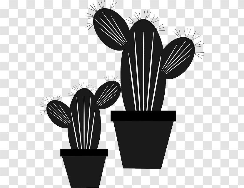Cactaceae Clip Art - Scalable Vector Graphics - Potted Cactus Transparent PNG
