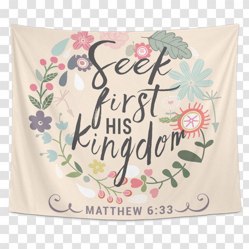 Gospel Of Matthew 6:33 6:26 6:1 - Material - 633 Transparent PNG