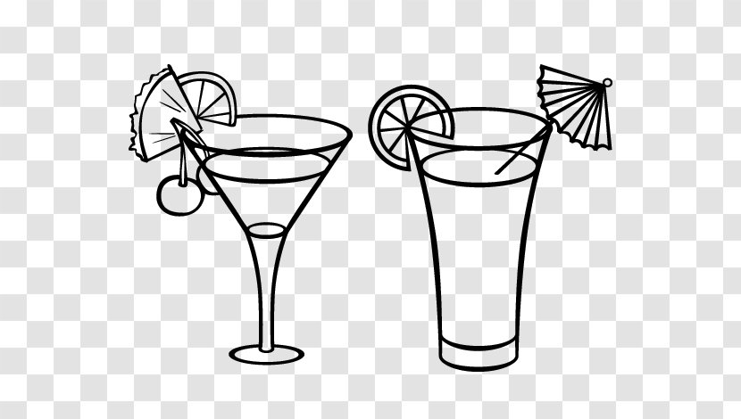Cocktail Daiquiri Milkshake Fizzy Drinks Martini - Glass Transparent PNG