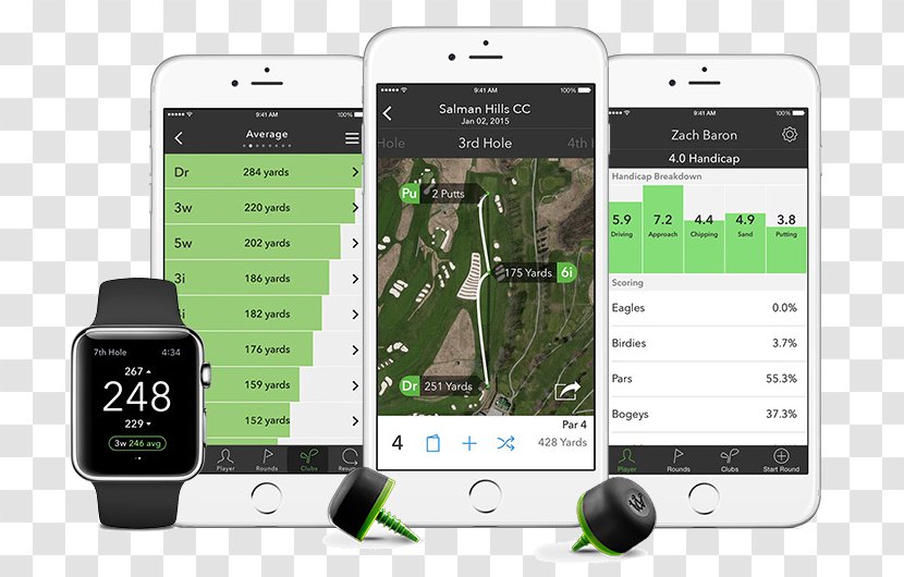 Tracking System Smartphone Golf Game - Telephone - Next Level Letter Head Transparent PNG