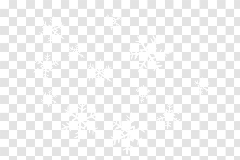White Symmetry Black Angle Pattern - And - Snowflake Transparent PNG