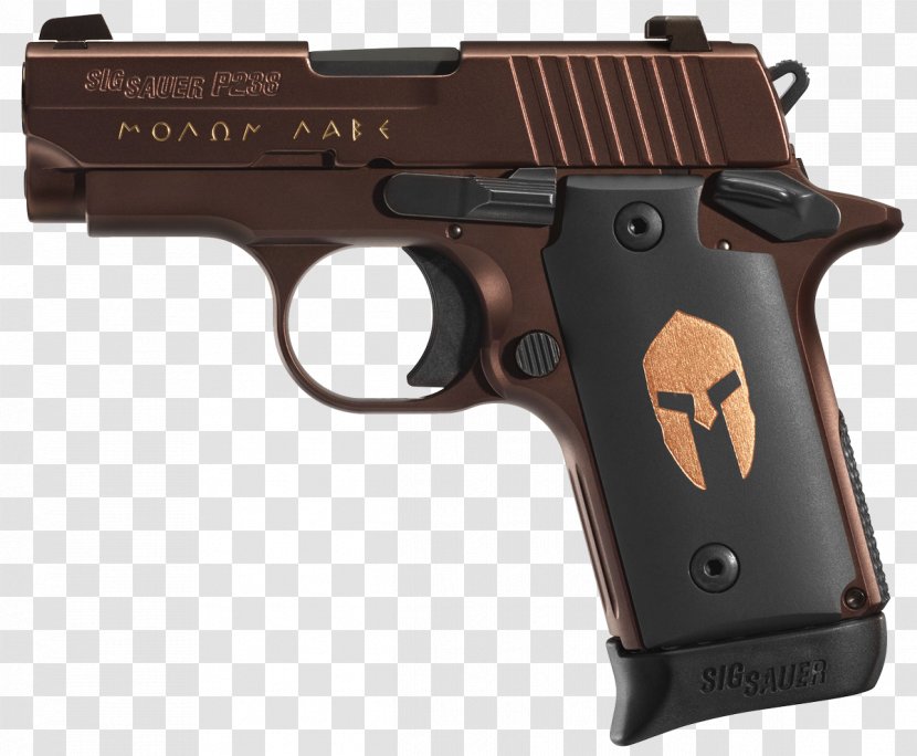SIG Sauer P238 .380 ACP 1911 Automatic Colt Pistol - Firearm - Handgun Transparent PNG