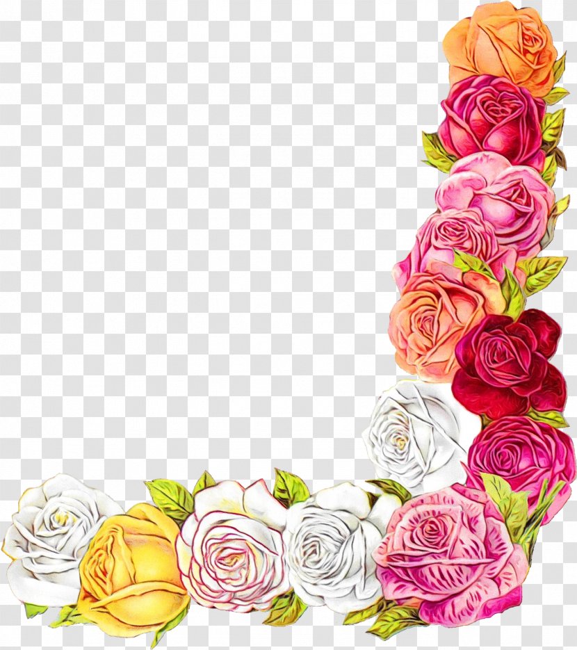 Watercolor Pink Flowers - Floristry - Flower Arranging Transparent PNG