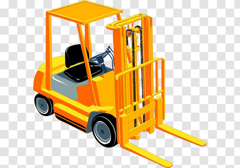 Forklift Truck - Vehicle - Pallet Jack Toy Transparent PNG