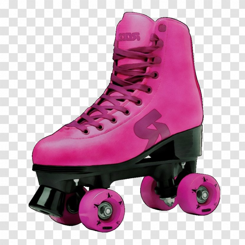 Footwear Quad Skates Roller Pink Skating - Shoe - Magenta Sport Transparent PNG