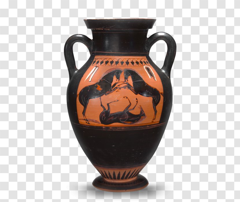 Virginia Museum Of Fine Arts Ancient Egypt Vase Art - Cup - Dark-red Enameled Pottery Teapot Transparent PNG