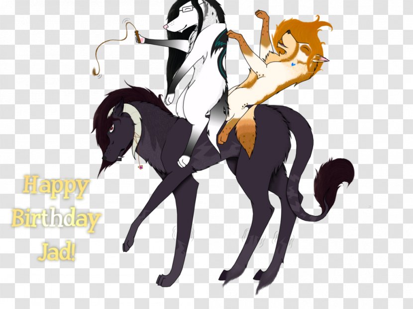 Horse Illustration Animated Cartoon Legendary Creature - Tail - Wolf Spirit Transparent PNG