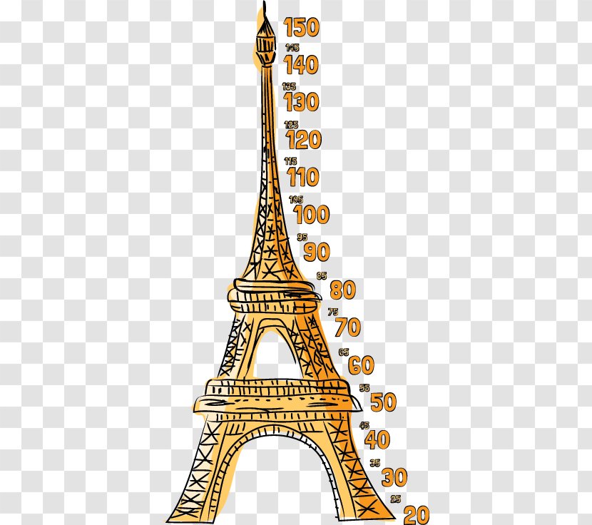 Eiffel Tower Empire State Building Sticker Wall Decal - France - Tour Transparent PNG