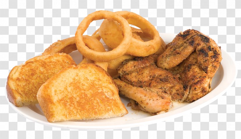 Pakora Full Breakfast American Cuisine Junk Food French Fries - Fried - Chicken Bread Transparent PNG
