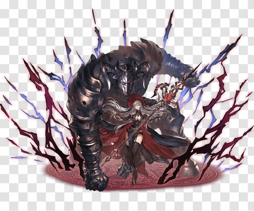 Granblue Fantasy Rage Of Bahamut Game Character - Blue Crescent Transparent PNG
