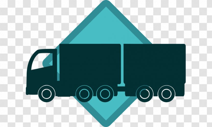 Background Green - Truck - Electric Blue Garbage Transparent PNG