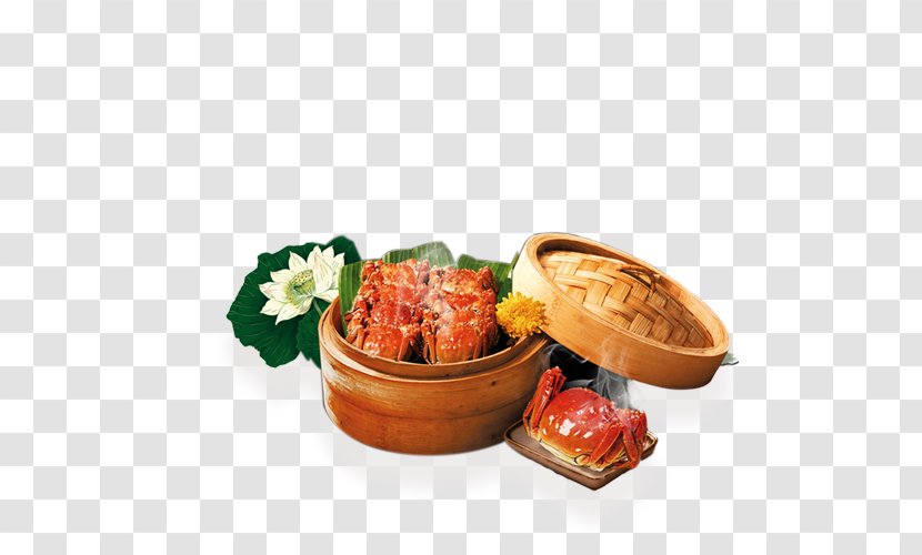 Yangcheng Lake Crab Chinese Cuisine Poster - Mid-HD Multi-layer Material,Crabs Transparent PNG
