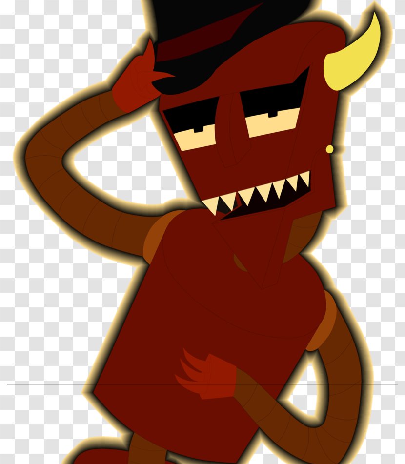 Demon Mammal Maroon Clip Art Transparent PNG