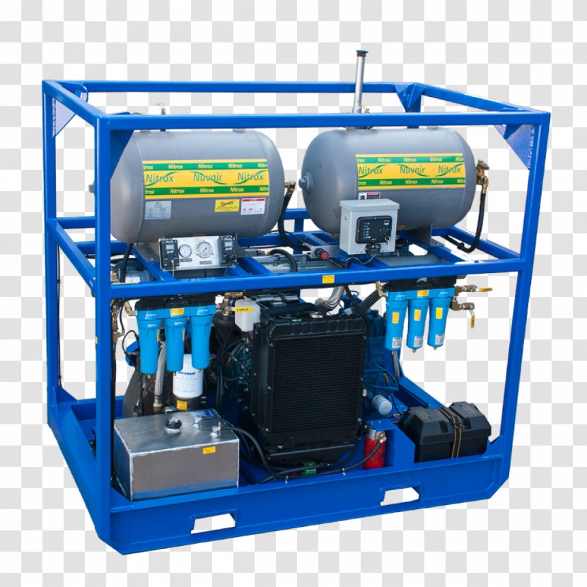 Electric Generator Compressor Nuvair Power System Nitrox - Turnkey Vacation Rentals - Electricity Transparent PNG