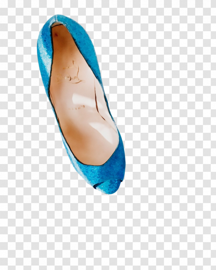 Ballet Flat Shoe Electric Blue M Electric Blue M Turquoise M Transparent PNG