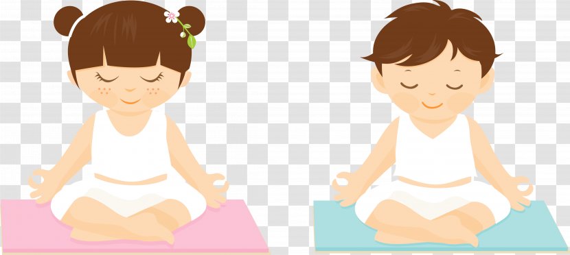 Yoga Sutras Of Patanjali Child - Heart - Vector Characters Transparent PNG