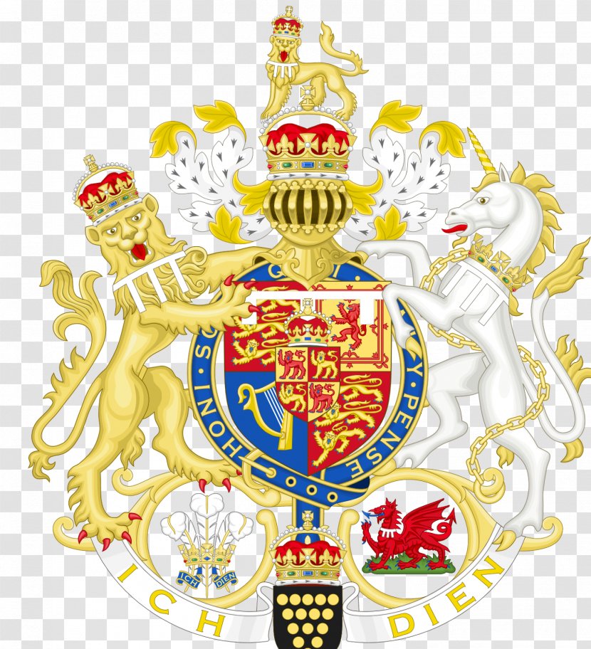 Prince Of Wales Royal Coat Arms The United Kingdom Badge - Heraldry - Elizabeth Ii Transparent PNG