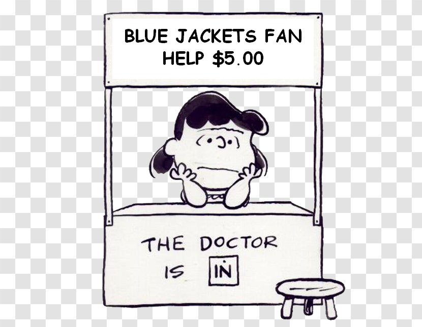 Lucy Van Pelt Snoopy Peanuts Physician Charlie Brown - Signage - Text Transparent PNG