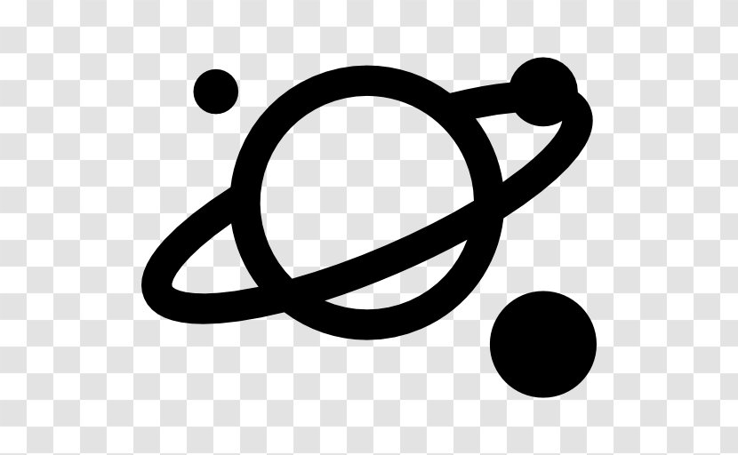 Saturn Logo Planet - Text Transparent PNG