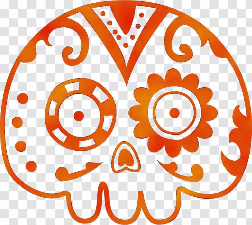 Orange - Watercolor - Sticker Symbol Transparent PNG