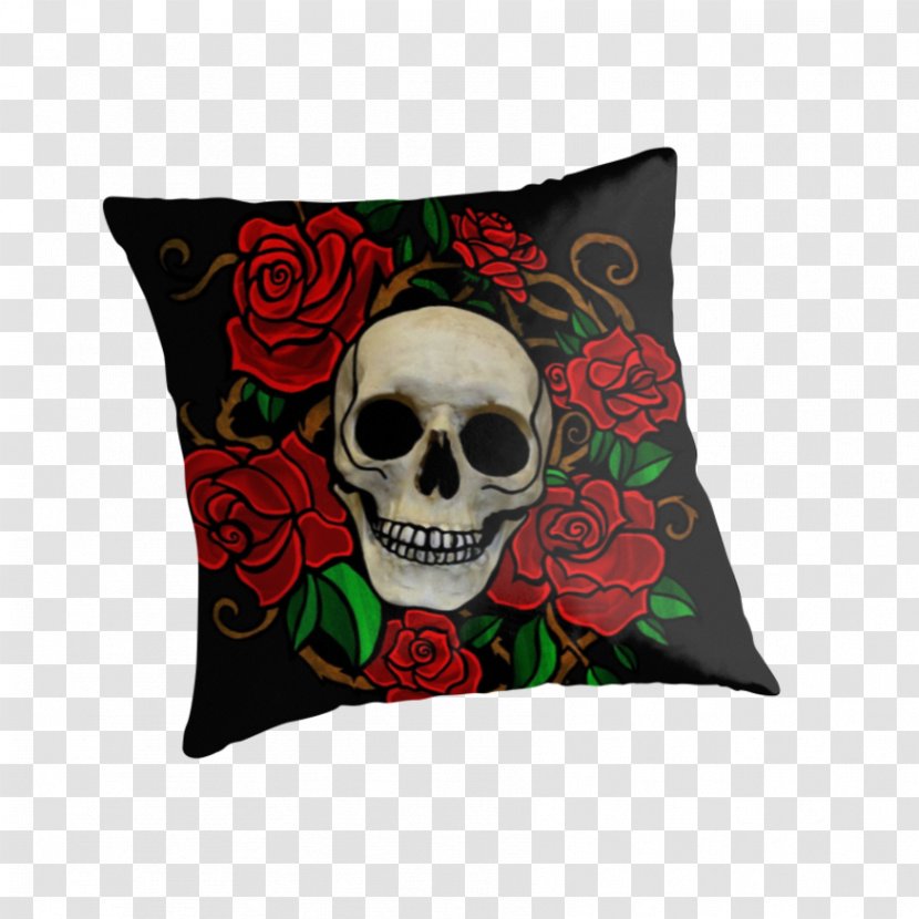 Throw Pillows Cushion Skull - Pillow Transparent PNG